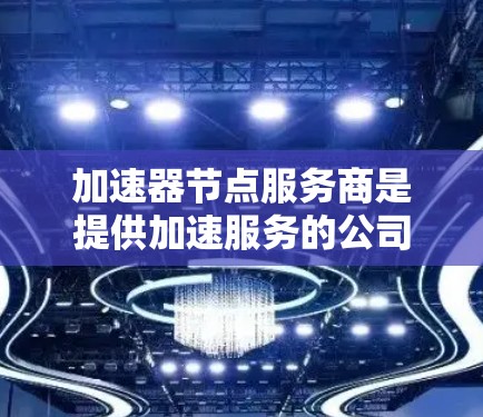 加速器节点服务商是提供加速服务的公司或平台，主要服务于加速器节点，如服务器、工作站等。以下是详细的信息