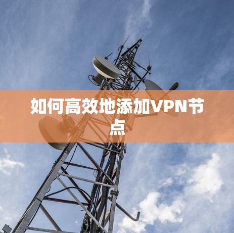 如何高效地添加VPN节点