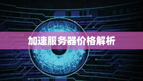 加速服务器价格解析