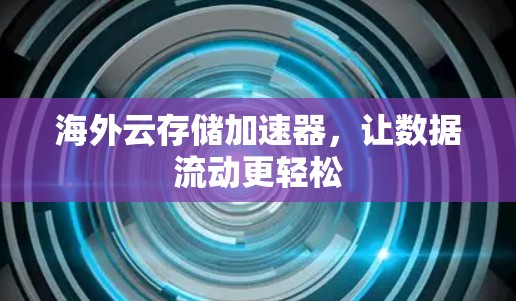 海外云存储加速器，让数据流动更轻松