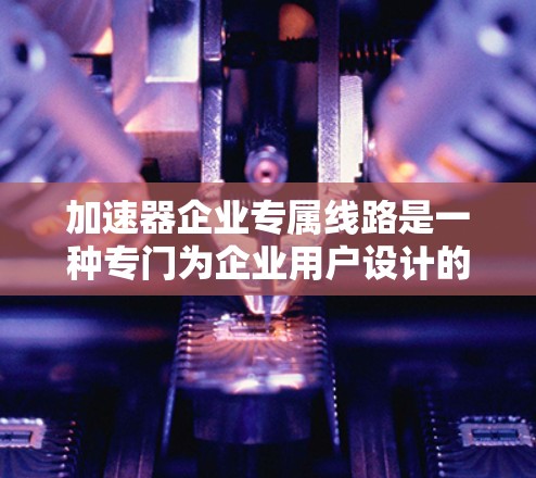 加速器企业专属线路是一种专门为企业用户设计的基础设施，旨在提升企业数据处理、生产流程和云服务的效率。以下是对该主题的分步骤解释
