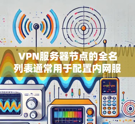 VPN服务器节点的全名列表通常用于配置内网服务器的名称、服务名称、服务器地址、端口等信息。以下是一个常见的VPN服务器节点全名列表