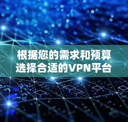 根据您的需求和预算选择合适的VPN平台，以下是详细的总结