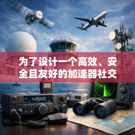 为了设计一个高效、安全且友好的加速器社交媒体连接，我们可以按照以下步骤进行规划和实现