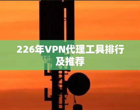 226年VPN代理工具排行及推荐