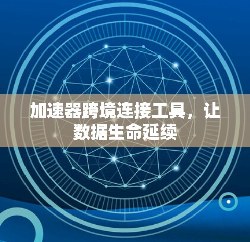 加速器跨境连接工具，让数据生命延续