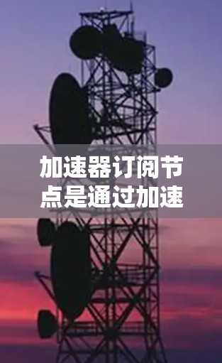 加速器订阅节点是通过加速器提供的订阅功能，通过订阅节点管理订阅事件的工具。以下是关于加速器订阅节点的详细解释