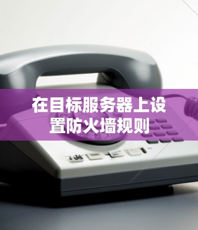 在目标服务器上设置防火墙规则
