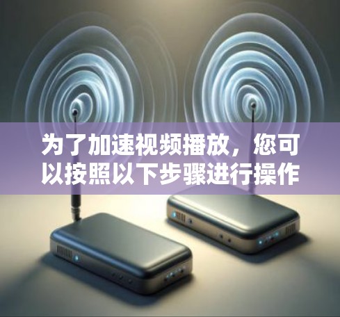为了加速视频播放，您可以按照以下步骤进行操作