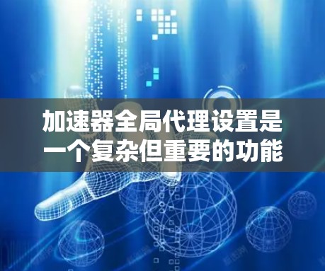 加速器全局代理设置是一个复杂但重要的功能，允许管理员通过配置加速器来管理服务器间的交互，提高安全性。以下是一些基本步骤，帮助您配置加速器全局代理